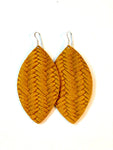 Surf's Up Marigold Braided Leather