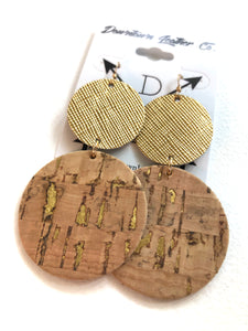 Double Big O Gold Medal Leather /Natural Cork w Gold