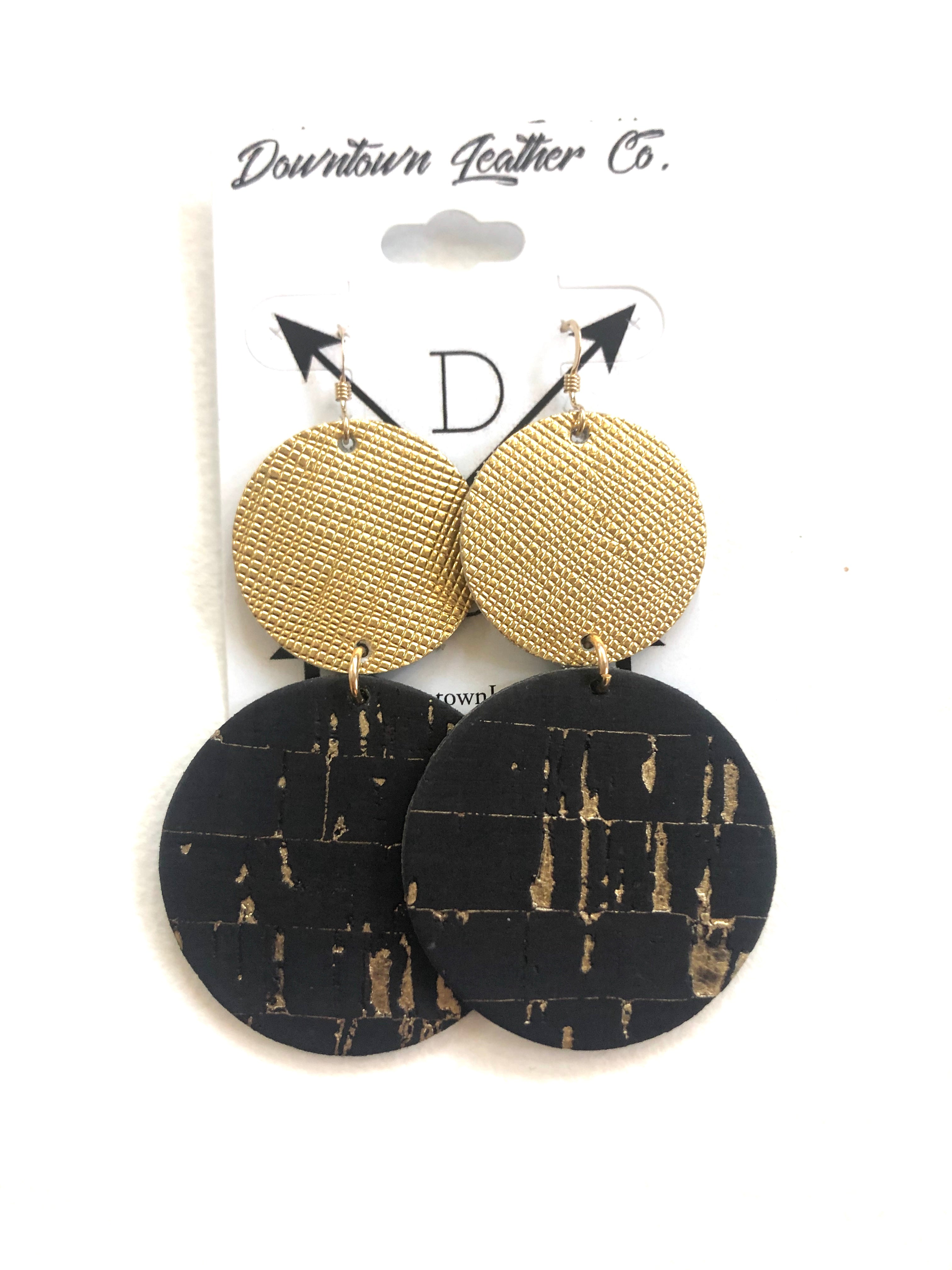Double Big O Gold Medal Leather / Black Cork w Gold