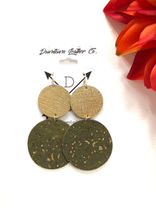 Double Big O Gold Medal Leather / Olive Cork with Gold