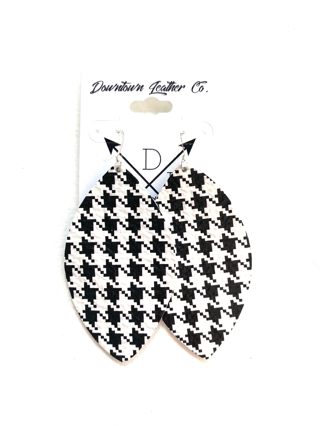 Surf's Up Black & White Houndstooth